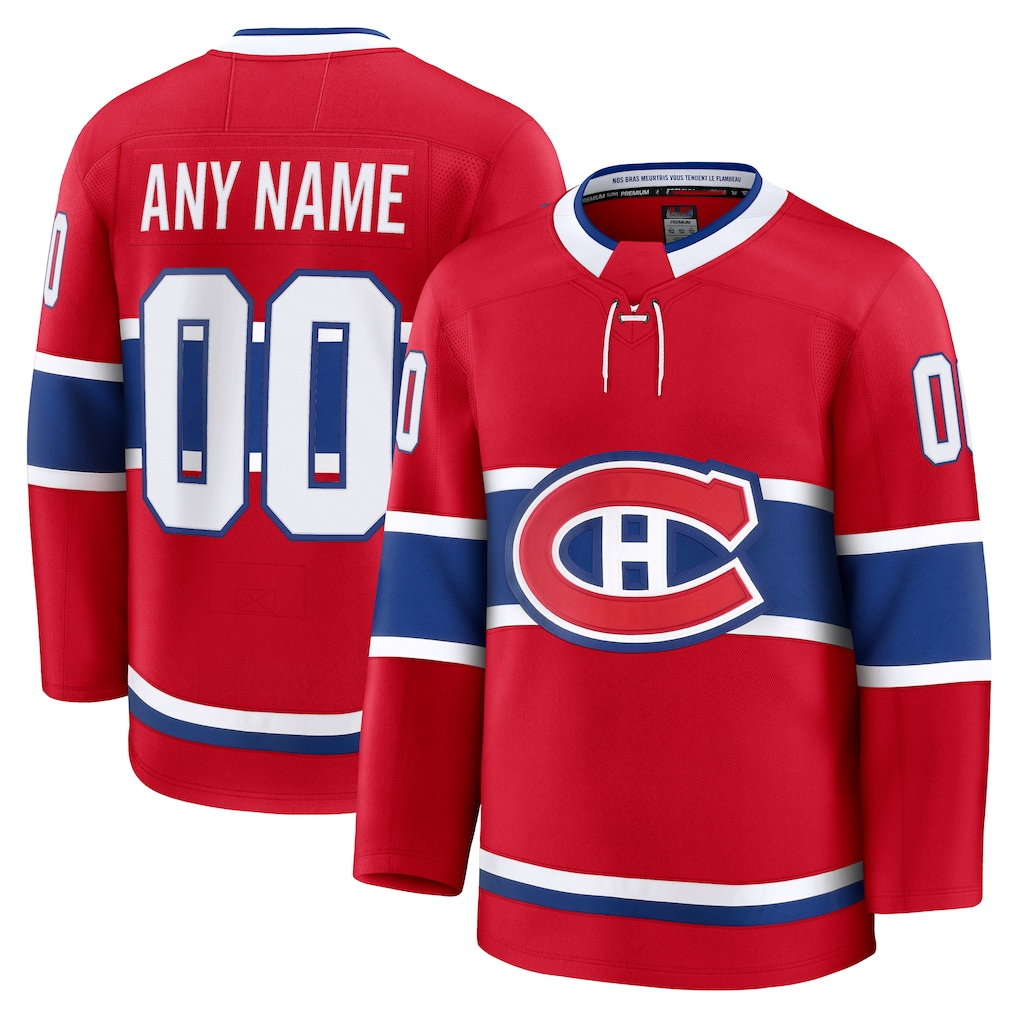 Blandc Cheap M.Canadiens Red Home Premium Jerseys