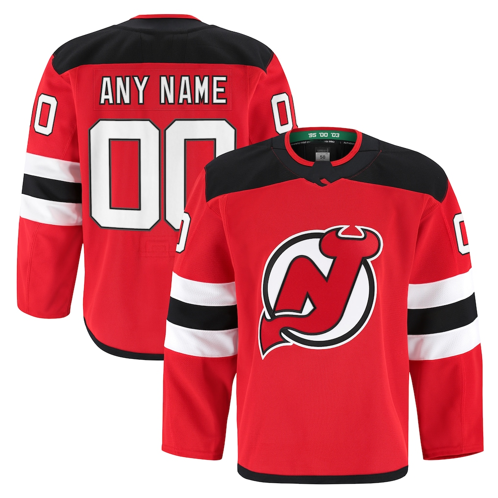 Blandc Cheap NJ.Devils Red Home Authentic Pro Jerseys