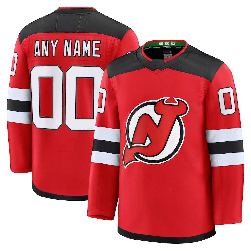 Blandc Cheap NJ.Devils Red Home Premium Jerseys