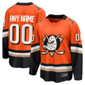 Blandc Custom A.Ducks Orange Home Breakaway Jerseys