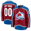 Blandc Custom C.Avalanche Burgundy Home Premium Jerseys