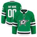 Blandc Custom D.Stars Kelly Green Home Authentic Pro Jerseys
