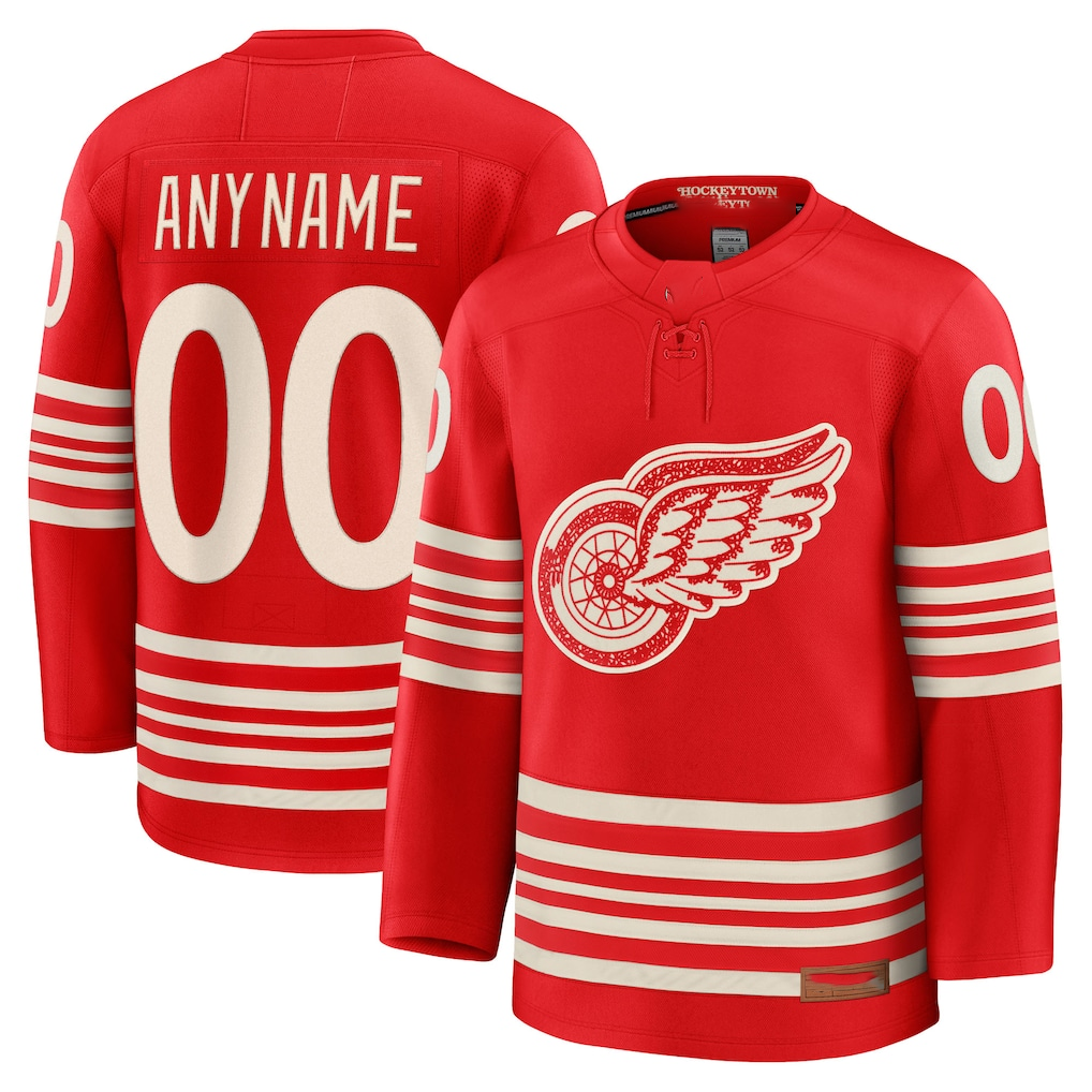 Blandc Custom DR.Wings Red Centennial Premium Jerseys