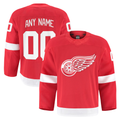 Blandc Custom DR.Wings Red Home Authentic Pro Jerseys