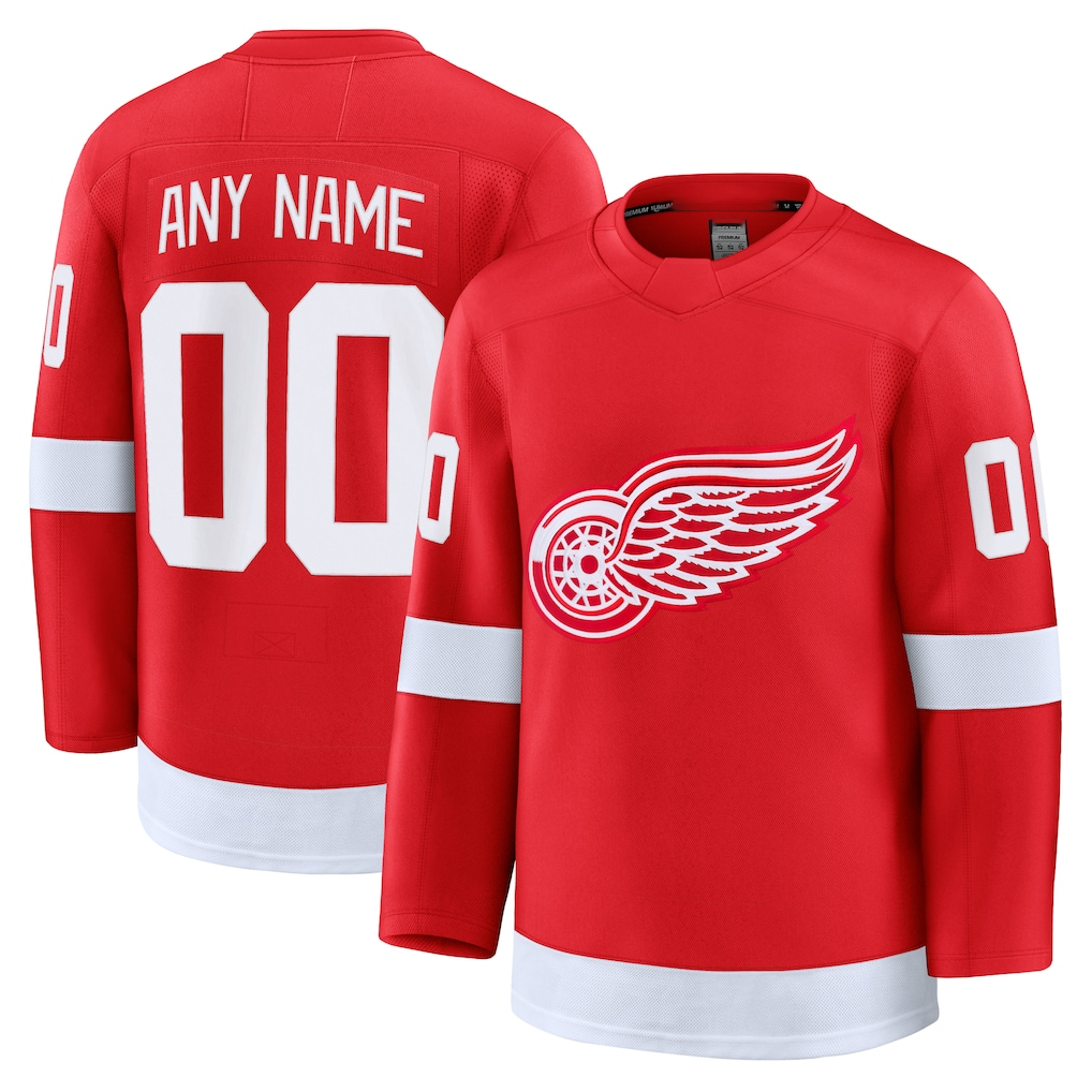 Blandc Custom DR.Wings Red Home Premium Jerseys