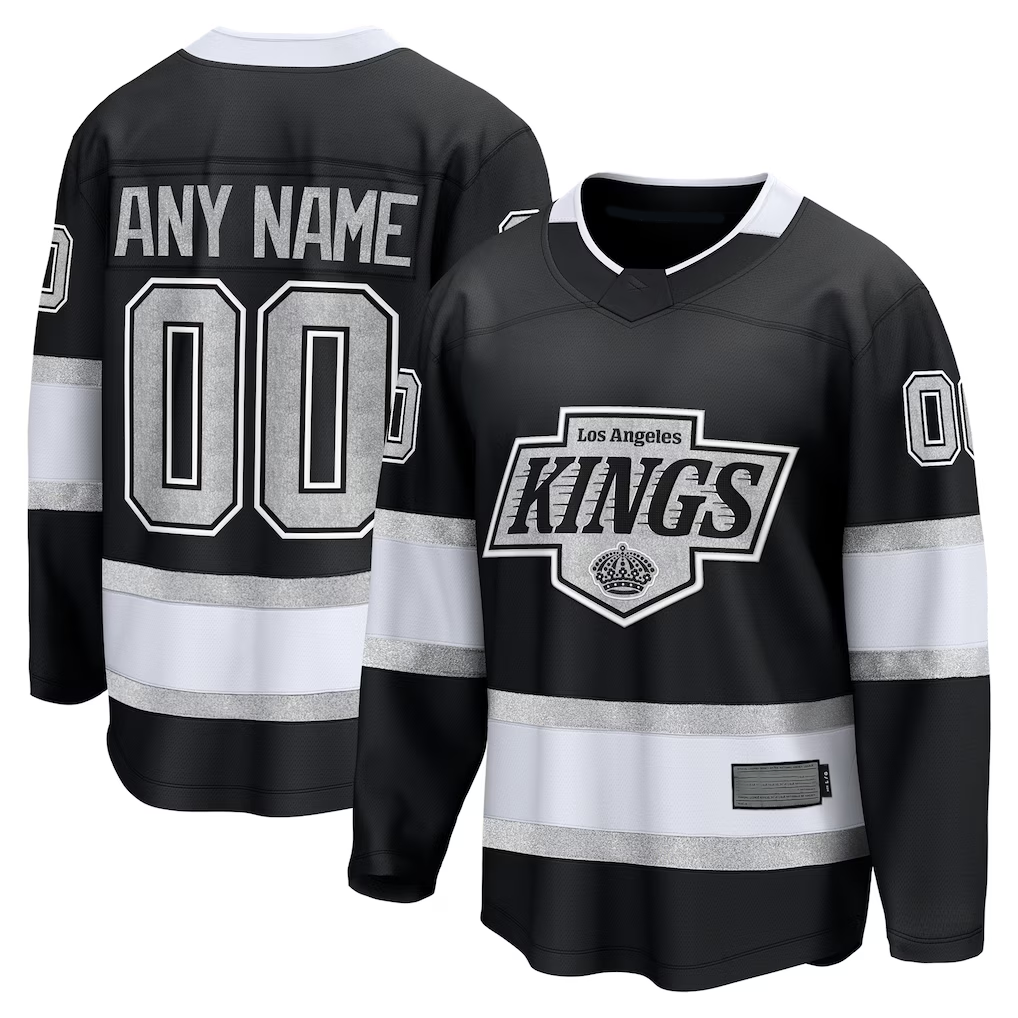 Blandc Custom LA.Kings Black Home Breakaway Jerseys