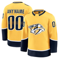 Blandc Custom N.Predators Gold Home Premium Jerseys