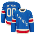 Blandc Custom NY.Rangers Blue Centennial Authentic Pro Jerseys