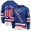 Blandc Custom NY.Rangers Blue Home Breakaway Jerseys