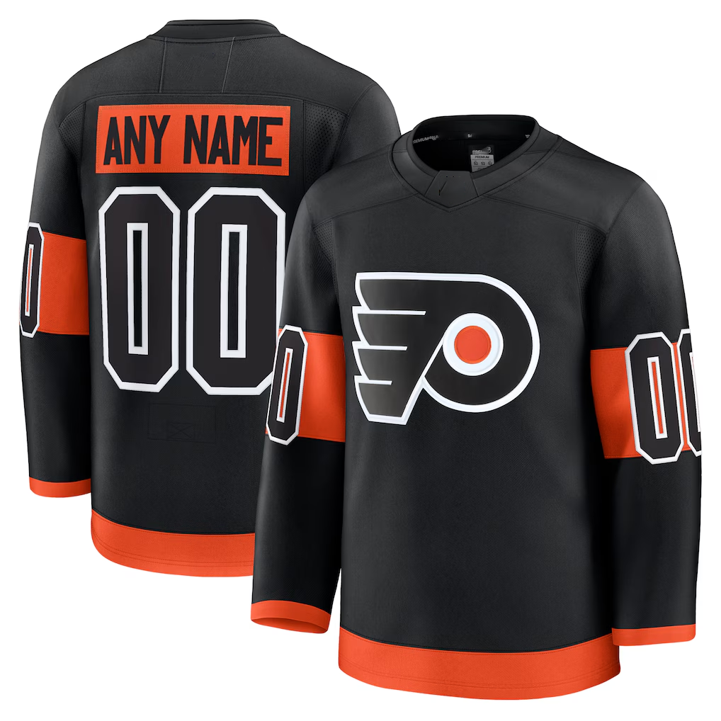 Blandc Custom P.Flyers Black Alternate Premium Jerseys