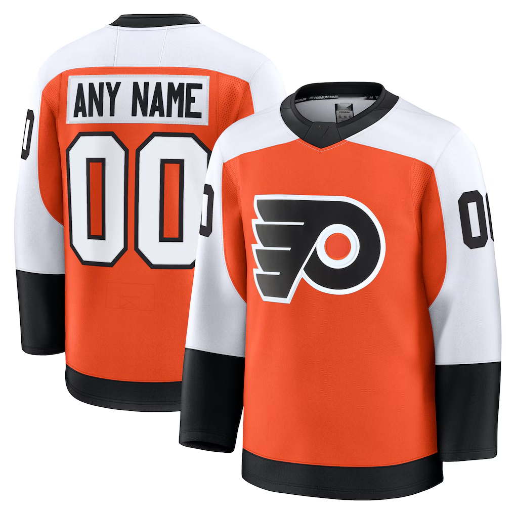 Blandc Custom P.Flyers Orange Home Premium Jerseys