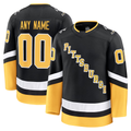 Blandc Custom P.Penguins Black Alternate Premium Jerseys