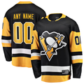 Blandc Custom P.Penguins Black Home Breakaway Jerseys