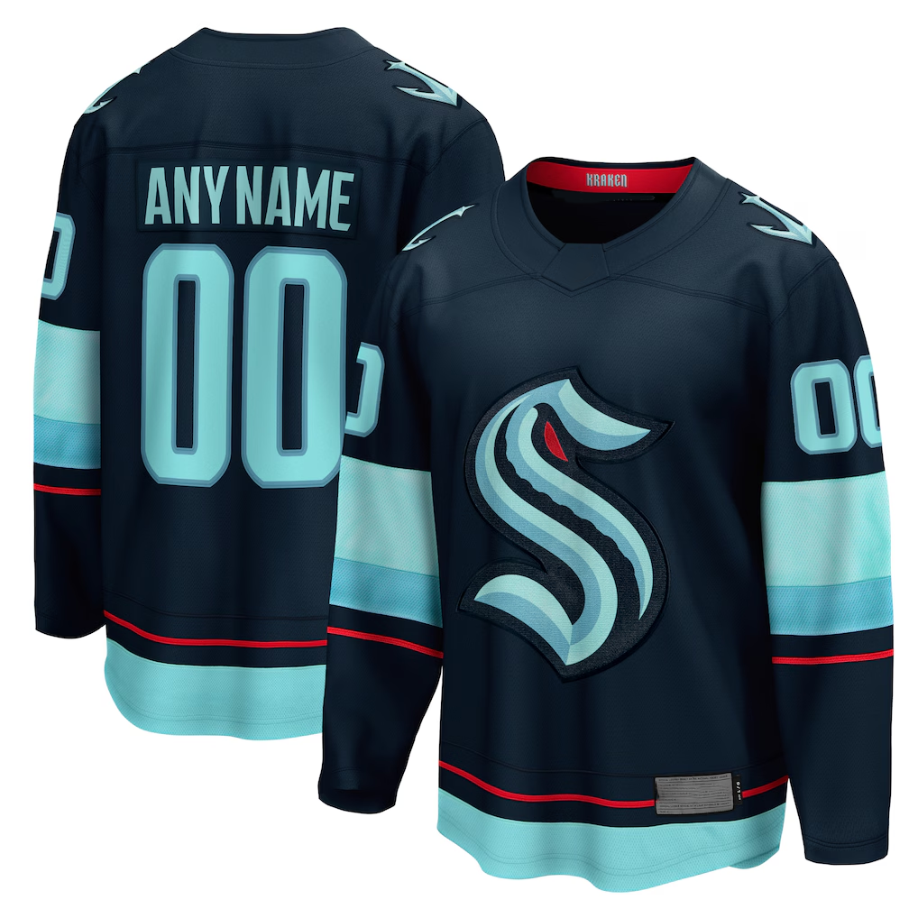 Blandc Custom S.Kraken Deep Sea Blue Home Breakaway Jerseys