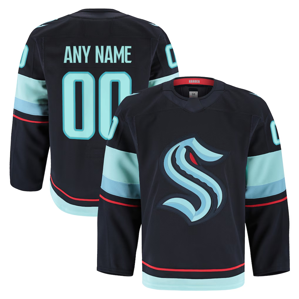 Blandc Custom S.Kraken Deep Sea Blue Home Premium Jerseys