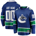Blandc Custom V.Canucks Blue Home Team Breakaway Jerseys