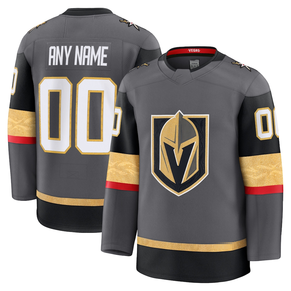 Blandc Custom VG.Knights Gray Alternate Premium Jerseys