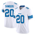 Blandc D.Lions #20 Barry Sanders Player White Limited Vapor F.U.S.E. Alternate Home Game Stitched Jerseys