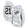 Blandc D.Lions #21 Roger McCreary Player Arctic Camo Salute to Service Hoodies Limited Game Stitched Jerseys
