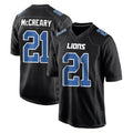 Blandc D.Lions #21 Roger McCreary Player Black Fashion Home Game Stitched Jerseys