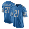 Blandc D.Lions #21 Roger McCreary Player Blue Home Game Stitched Jerseys