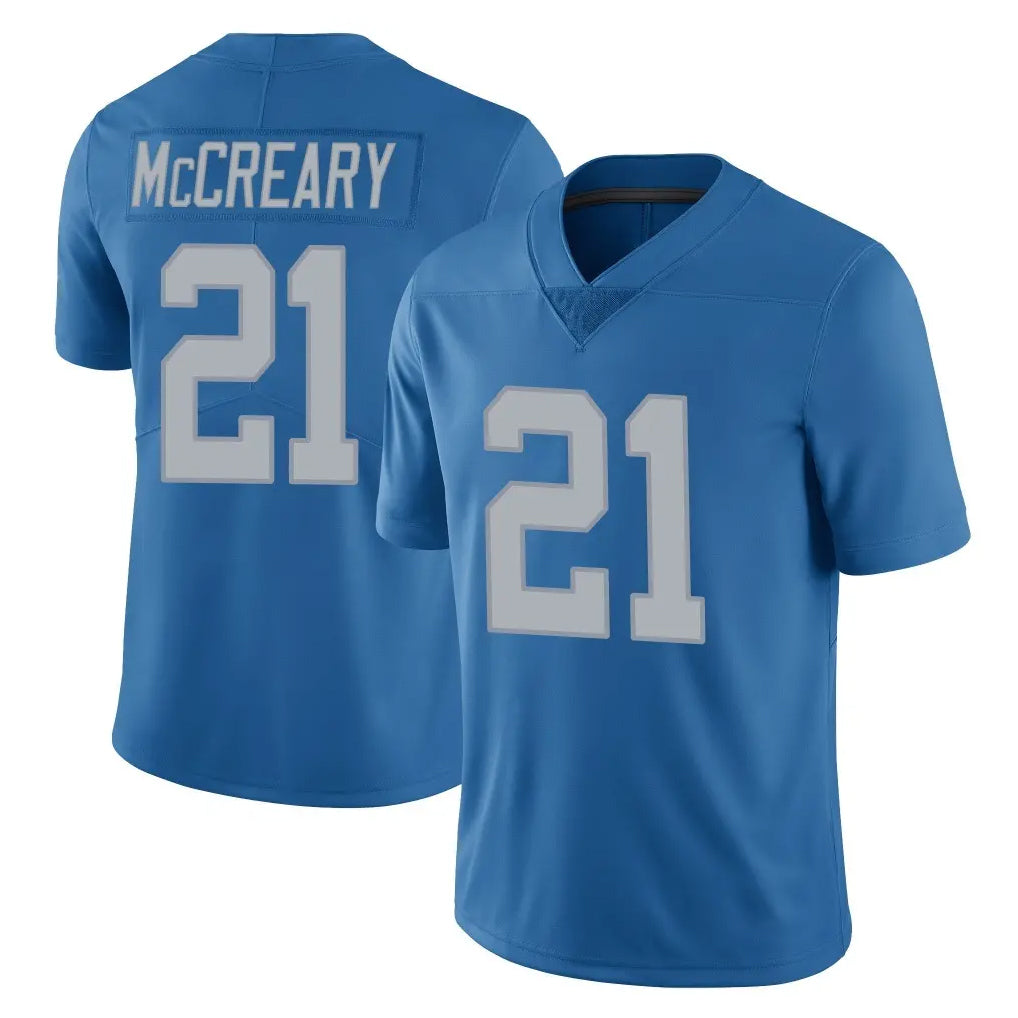 Blandc D.Lions #21 Roger McCreary Player Blue Limited Throwback Vapor Untouchable Stitched Jerseys