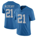 Blandc D.Lions #21 Roger McCreary Player Blue Limited Vapor F.U.S.E. Alternate Home Game Stitched Jerseys