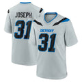 Blandc D.Lions #31 Kerby Joseph Player Silver 2026 Rivalries Collection Home Game Stitched Jerseys
