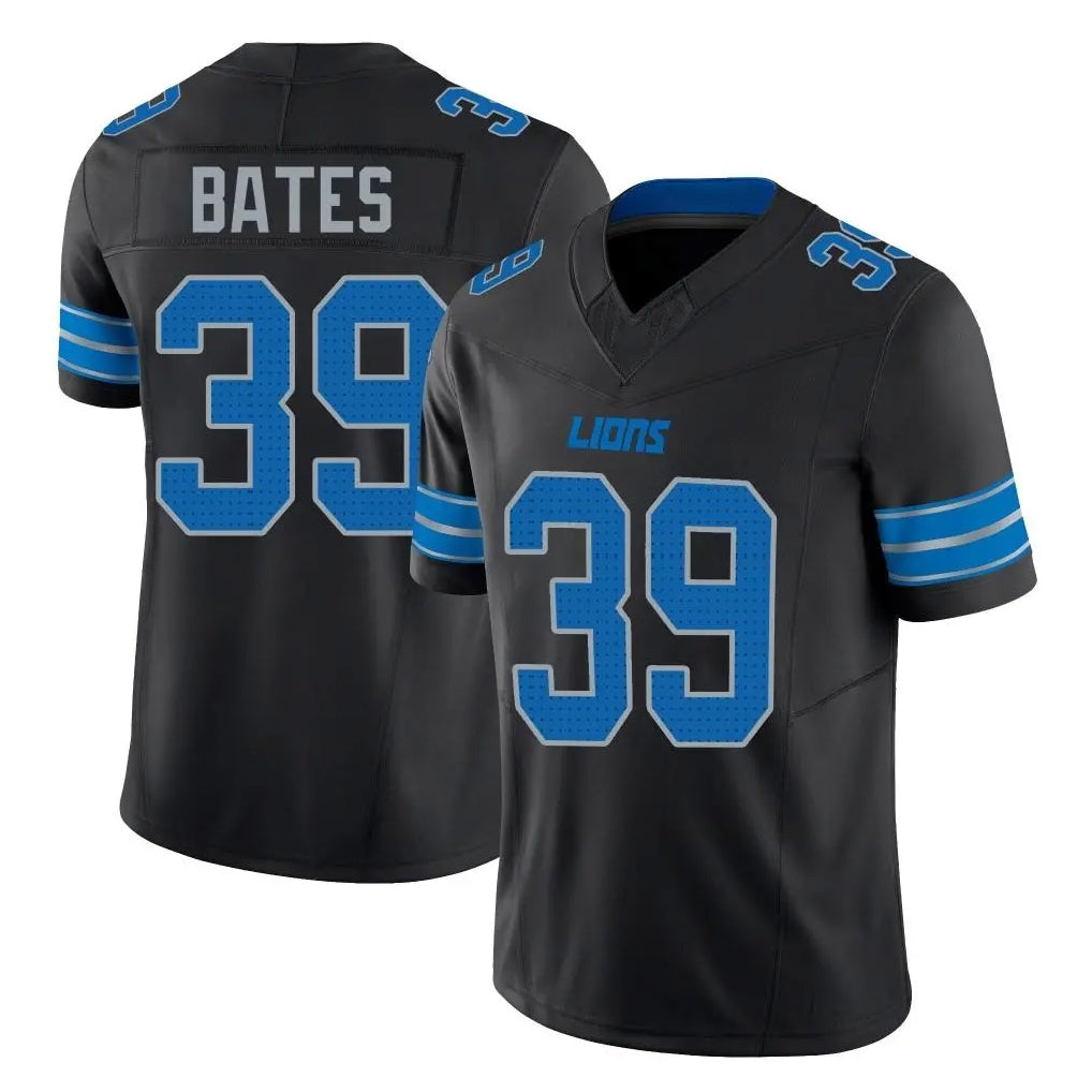Blandc D.Lions #39 Jake Bates Player Black Alternate Vapor F.U.S.E. Limited Home Game Stitched Jerseys