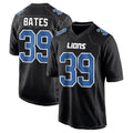 Blandc D.Lions #39 Jake Bates Player Black Fashion Home Game Stitched Jerseys
