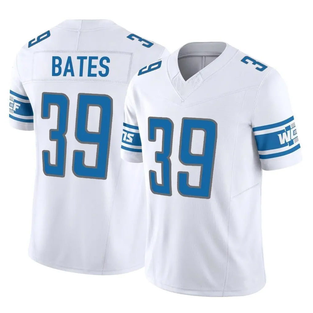 Blandc D.Lions #39 Jake Bates Player White Vapor F.U.S.E. Limited Home Game Stitched Jerseys