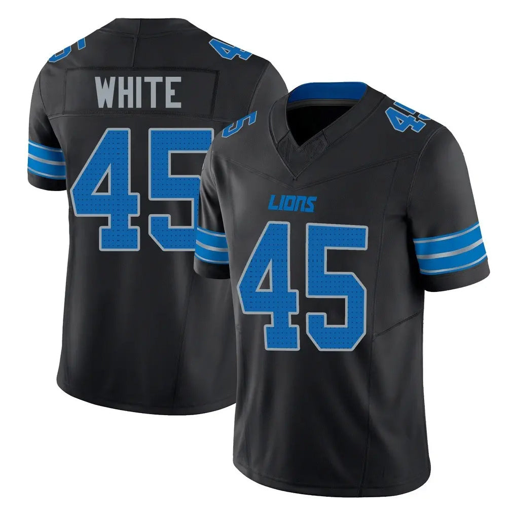 Blandc D.Lions #45 Devin White Player Black Alternate Vapor F.U.S.E. Limited Home Game Stitched Jerseys