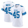 Blandc D.Lions #45 Devin White Player White Alternate Home Game Stitched Jerseys