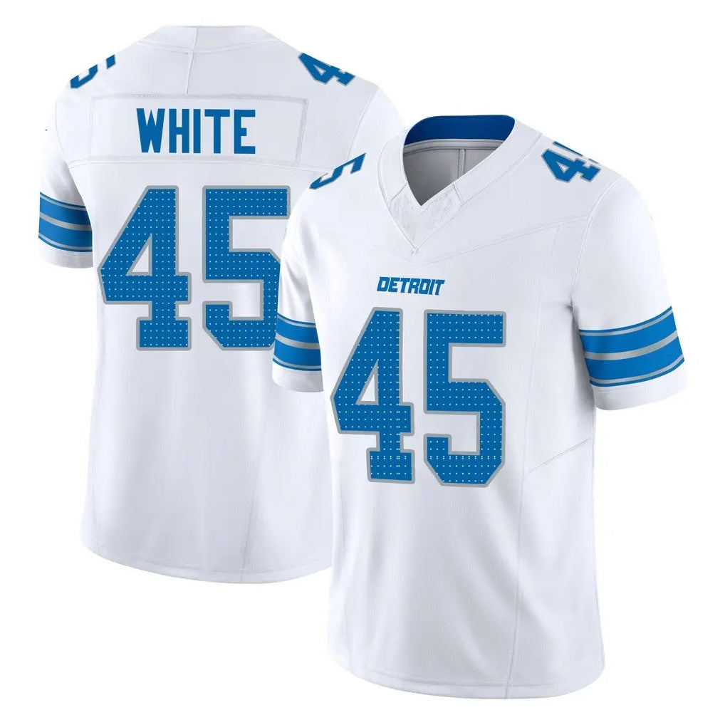 Blandc D.Lions #45 Devin White Player White Limited Vapor F.U.S.E. Alternate Home Game Stitched Jerseys