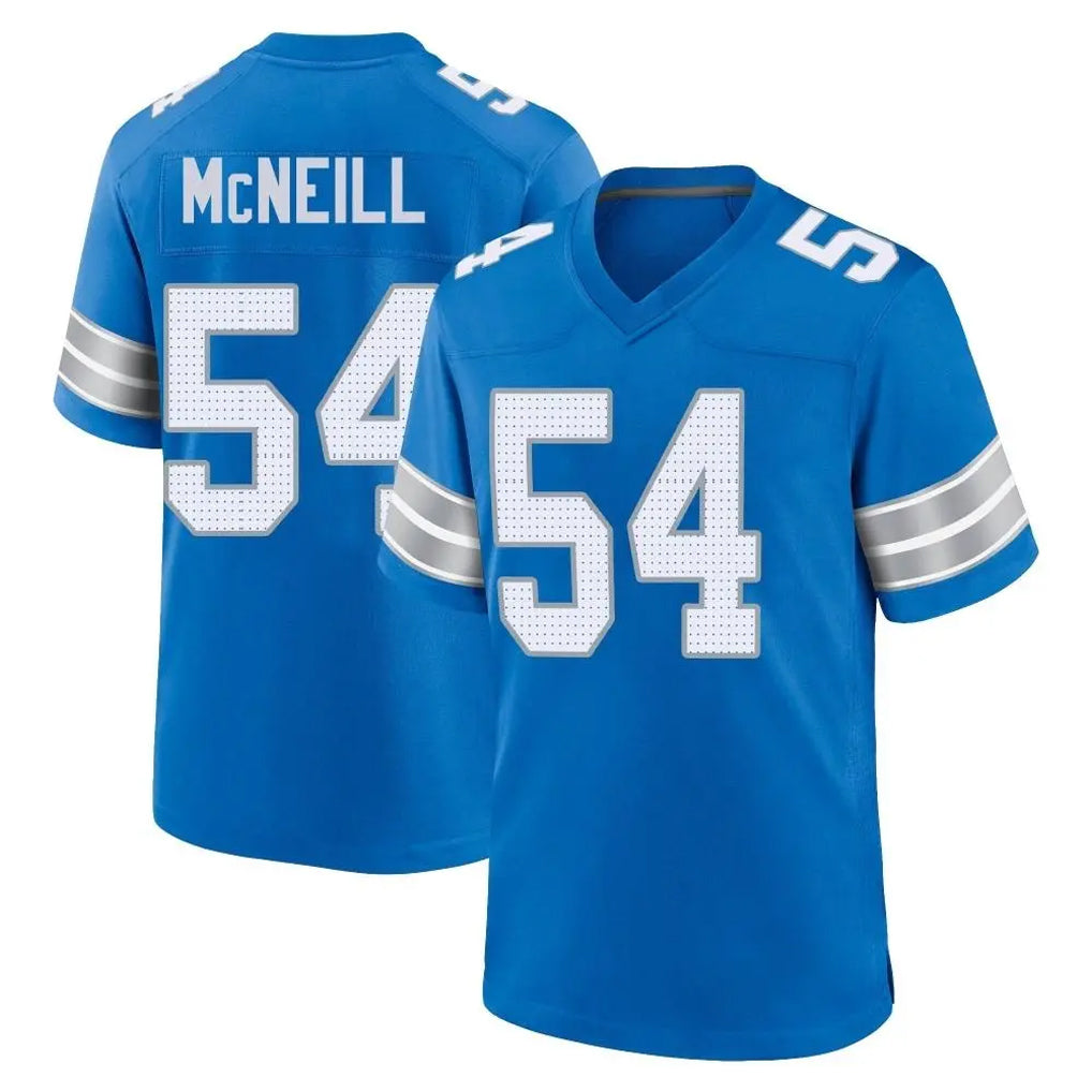 Blandc D.Lions #54 Alim McNeill Player Blue Alternate Home Game Stitched Jerseys