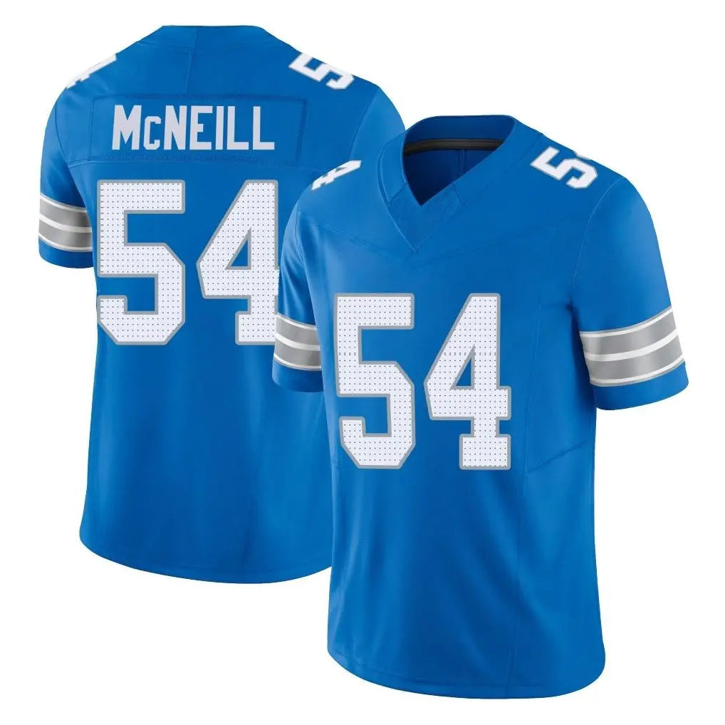 Blandc D.Lions #54 Alim McNeill Player Blue Limited Vapor F.U.S.E. Alternate Home Game Stitched Jerseys