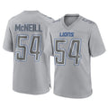 Blandc D.Lions #54 Alim McNeill Player Gray Atmosphere Fashion Home Game Stitched Jerseys