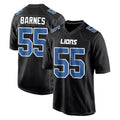 Blandc D.Lions #55 Derrick Barnes Player Black Fashion Home Game Stitched Jerseys