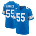 Blandc D.Lions #55 Derrick Barnes Player Blue Alternate Home Game Stitched Jerseys