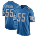 Blandc D.Lions #55 Derrick Barnes Player Blue Home Game Stitched Jerseys