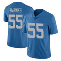 Blandc D.Lions #55 Derrick Barnes Player Blue Limited Throwback Vapor Untouchable Stitched Jerseys