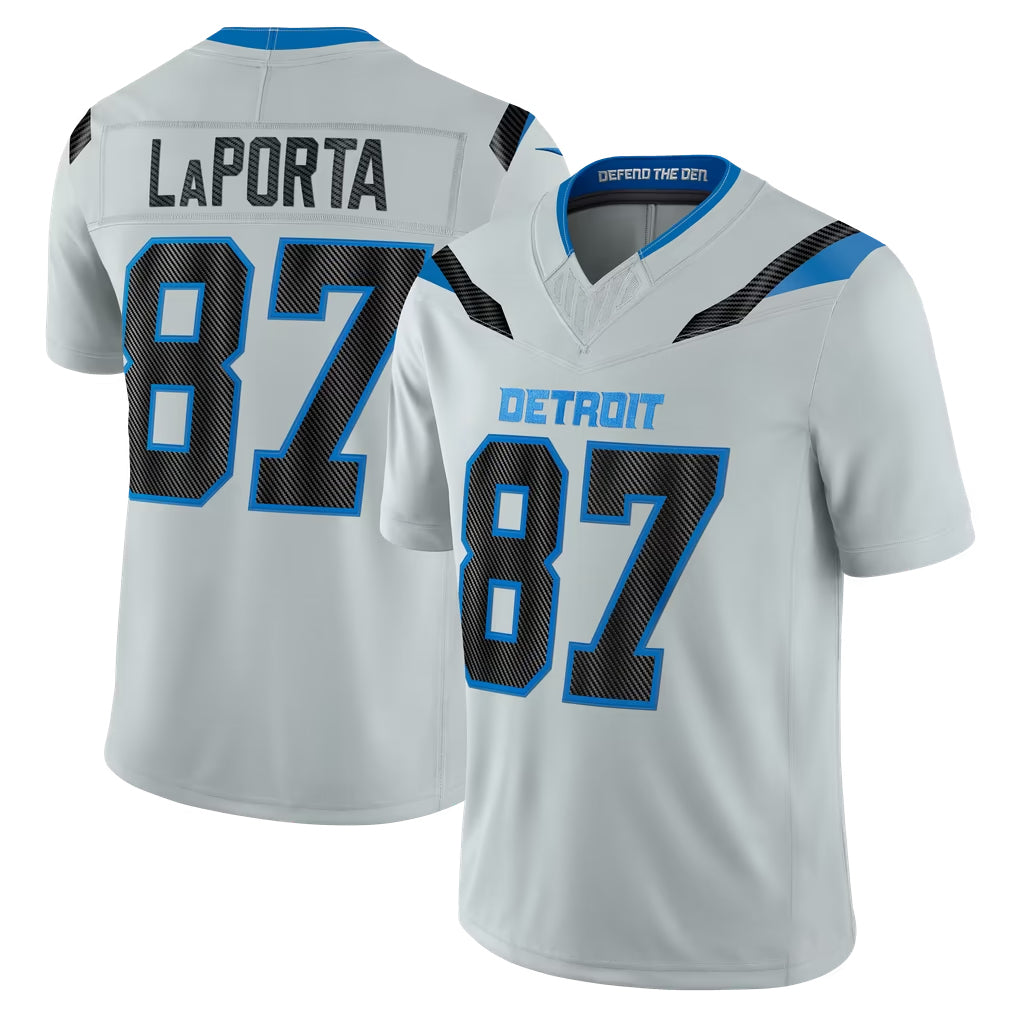 Blandc D.Lions #87 Sam LaPorta Player Silver Limited 2026 Rivalries Collection Home Game Stitched Jerseys