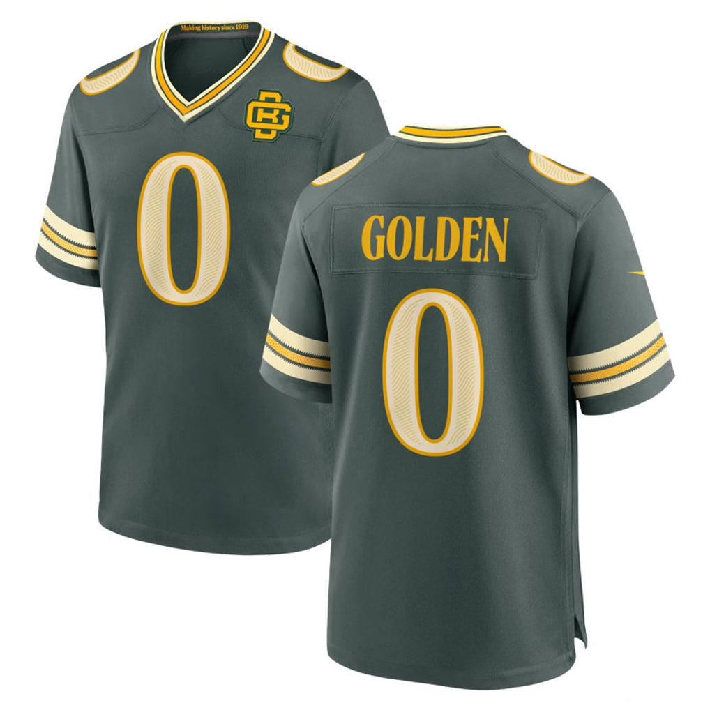 Blandc  GB.Packers #0 Matthew Golden Player Green 2026 Rivalries Collection Home Game Stitched Jerseys