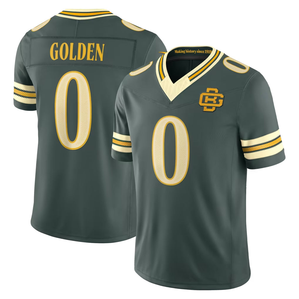Blandc  GB.Packers #0 Matthew Golden Player Green Limited 2026 Rivalries Collection Home Game Stitched Jerseys