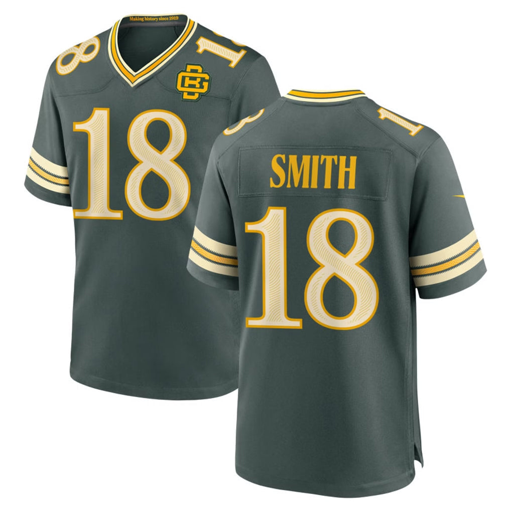 Blandc GB.Packers #18 Jonnu Smith Player Green 2026 Rivalries Collection Home Game Stitched Jerseys