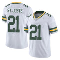 Blandc GB.Packers #21 Benjamin St-Juste Player White Vapor Untouchable Limited Home Game Stitched Jerseys