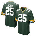Blandc GB.Packers #25 Keisean Nixon Player Green Home Game Stitched Jerseys