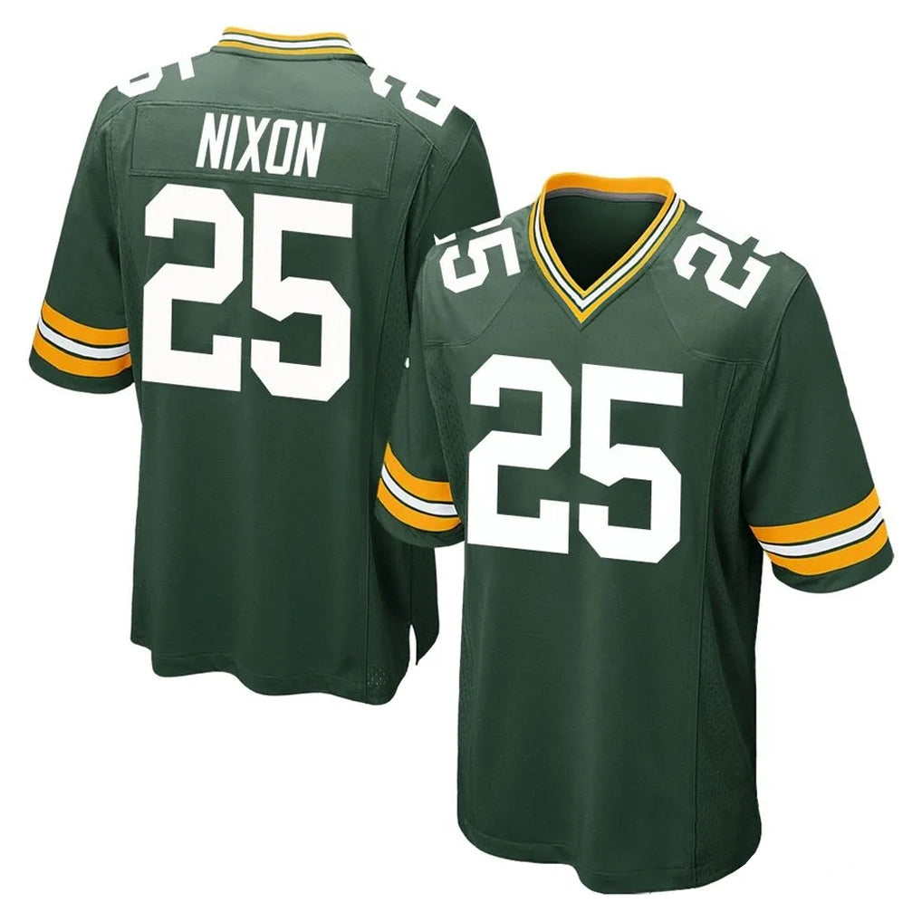 Blandc GB.Packers #25 Keisean Nixon Player Green Home Game Stitched Jerseys
