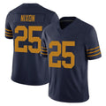 Blandc GB.Packers #25 Keisean Nixon Player Navy The 1923 Classic Vapor F.U.S.E. Home Game Stitched Jerseys