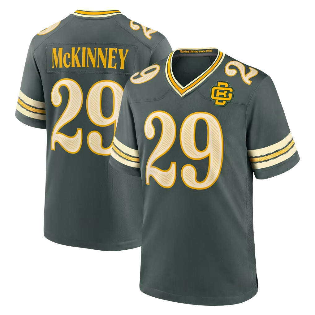 Blandc GB.Packers #29 Xavier McKinney Player Green 2026 Rivalries Collection Home Game Stitched Jerseys